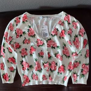MINI ROSE CARDIGAN 💓 🌹3/$30